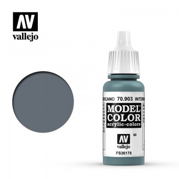 Vallejo Model Color Acrylic Paint Intermediate Blue 70903